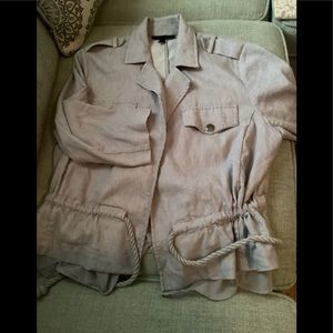 Gray jacket/blazer Lane Bryant size 14/16